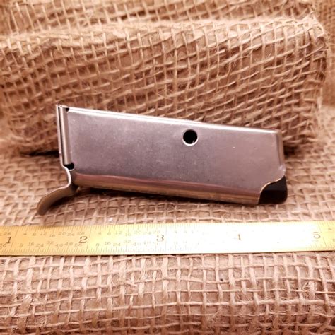 AMT Backup 380 ACP 5-Round Finger-Rest Magazine | Stainless | Old Arms ...