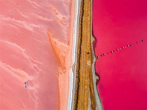 This stunning pink lake in Australia is all natural