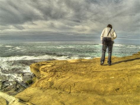 woman   ocean  stock photo public domain pictures