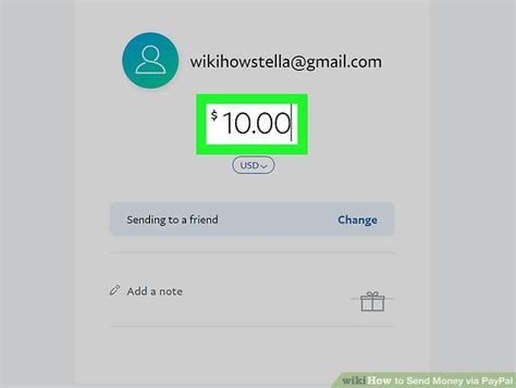 how to send money via paypal without an account