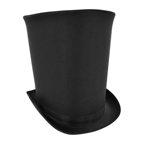 nicky bigs novelties extra tall satin black top hat ringmaster