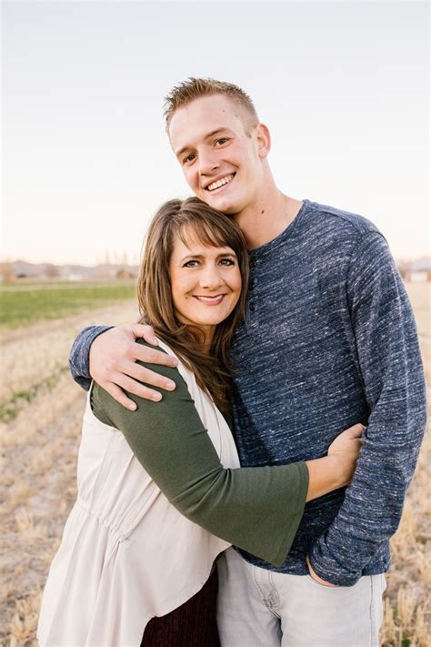 Mother and Adult Son Photoshoot