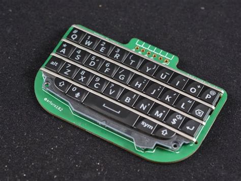 Convert a BlackBerry QWERTY Keyboard to an I2C Device - Hackster.io