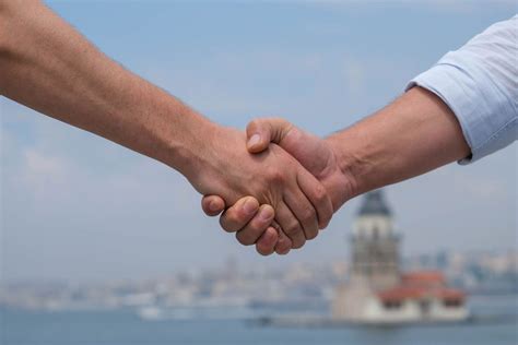 shaking hands  stock photo