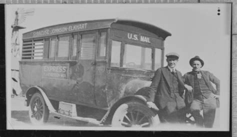 United States mail delivery vehicle, used by the Syracuse, Hamilton County, Kansas post office ...