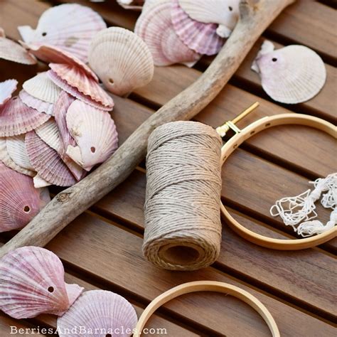 how to make a seashell wind chime