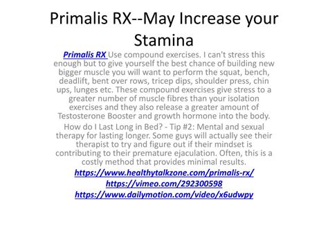 PPT - Primalis RX--Bigger And Long-Lasting Erections PowerPoint
