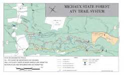 Michaux State Forest Trail Map - Maping Resources