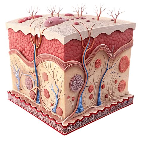 3d Skin Tissue Structure, Skin, Tissue, 3d Structure PNG Transparent