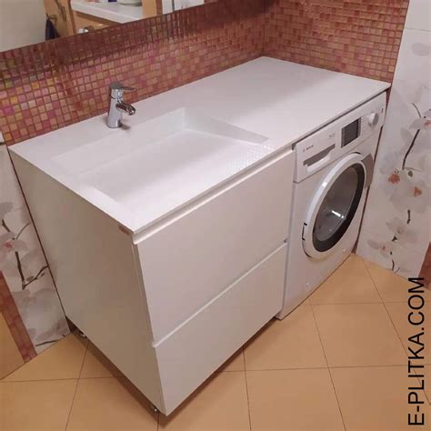 Тумба с раковиной под стиральную машинку, фото и цены | e-Plitka.com