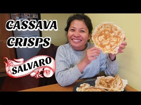 homemade salvaro cassava crisps  coconut caramel sauce
