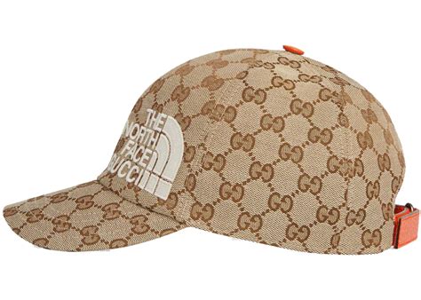 Gucci x The North Face Baseball Hat Beige/Ebony in Nylon - US