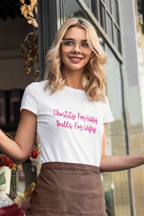Chastity for Hubby Bulls for Wifey Shirt, Cuckold Humiliation T-shirt