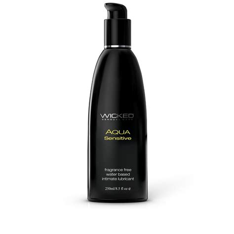 Wicked Aqua Sensitive Hypoallergenic Lubricant for Sexual Lubrication