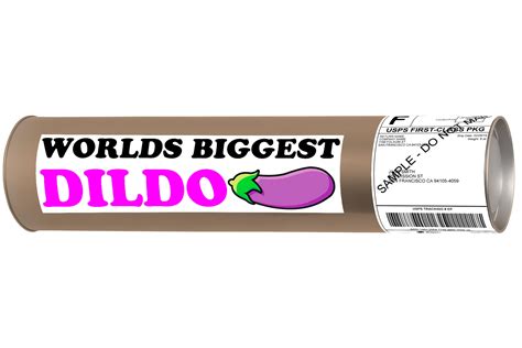 Worlds Biggest Dildo Prank Package Embarrassing Mortifying Postal Prank