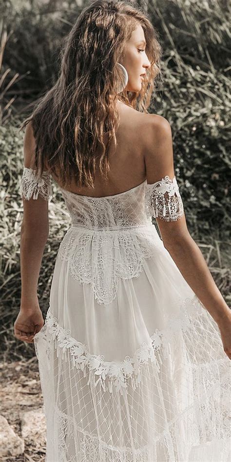 24 Lace Boho Wedding Dresses To Inspire You | Wedding Dresses Guide