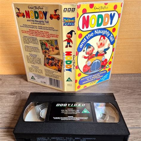 noddy   naughty tail  enid blyton vhs  picclick uk