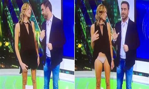 fox news alina moine accidentally flashes  underwear