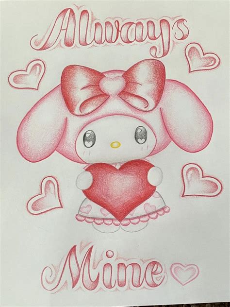 drawing hello kitty 1
