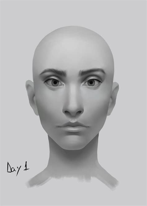2 best u/robi_robi_art images on Pholder | Day 1 - Female Face - Front