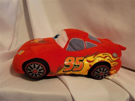 LIGHTNING McQUEEN Plush Disney Pixar CARS Stuffed Animal Red Kohls ...