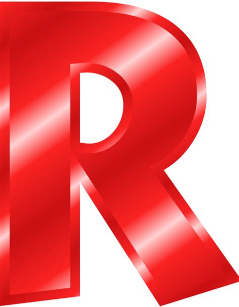 Free clip art "Effect Letters Alphabet red" by binameusl