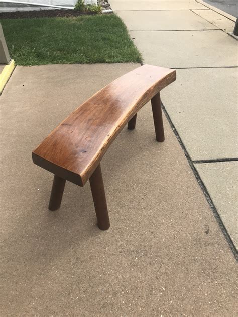 wood slab bench roth brader furniture