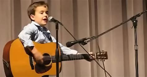 The Little Boy Channels Johnny Cash And Blows Everyone Away! - Daily Viral