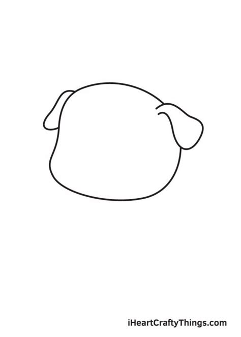 Pug Drawing - How To Draw A Pug Step By Step