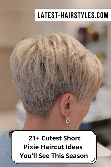 Pixie Haircut Front and Back Views Short Hairstyles for Women
