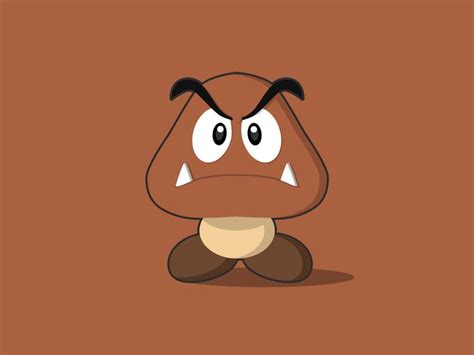 goomba   goomba typography prints vector illustration