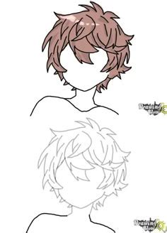 draw  boy hair