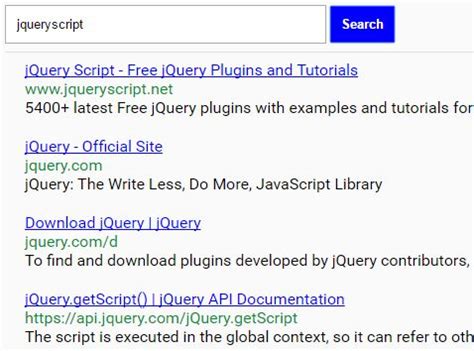 jQuery Wrapper For Bing Web Search API - bingSearch.js | Free jQuery ...