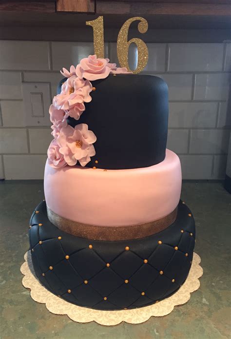 Pink Black Birthday Cake Ideas at Mary Lockridge blog