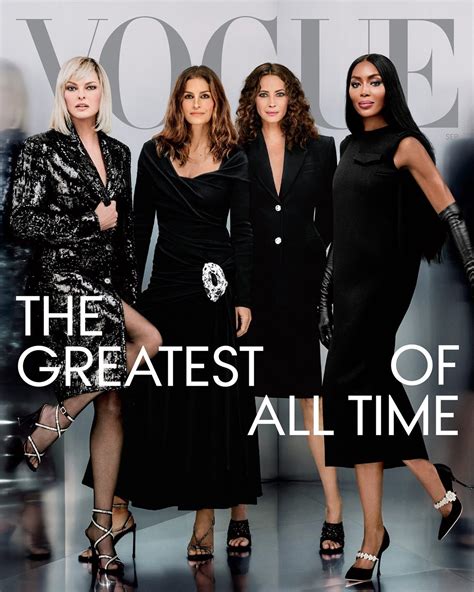 Supermodels reunite for Vogue US and British Vogue's September 2023