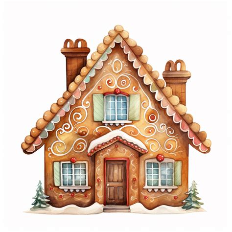 premium ai image    ginger house   ginger roof