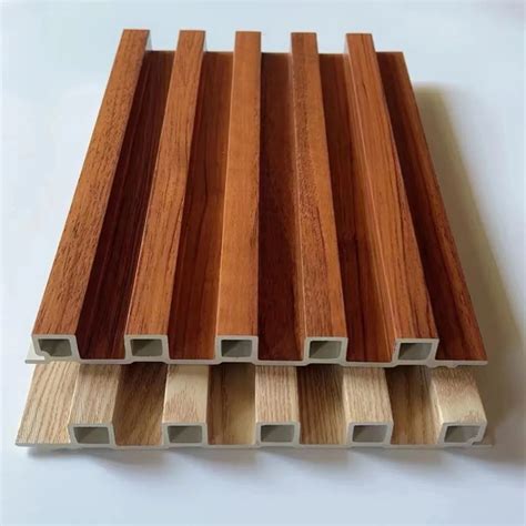 pvc wpc fluted wall panel interior decoration eco wood mm wpc wall