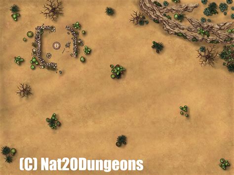 desert battle map dnd battle map dd battlemap dungeons  dragons