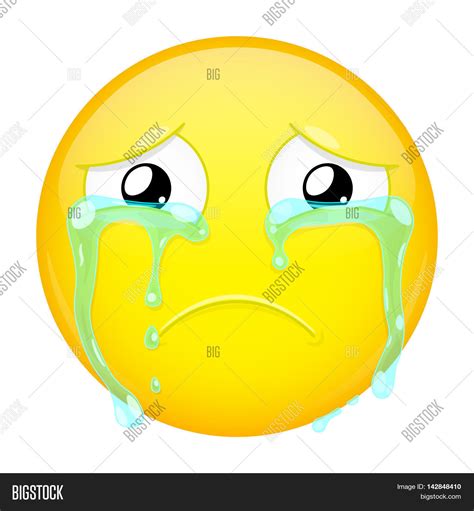 Sad Crying Emoji. Bad Image & Photo (Free Trial) | Bigstock