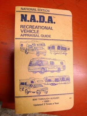 1988 NADA RECREATIONAL VEHICLE APPRAISAL GUIDE MAY-AUGUST N.A.D.A. | eBay