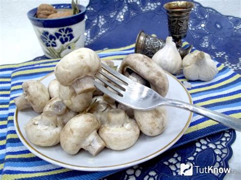 Маринованные грибы: рецепт быстрого приготовления