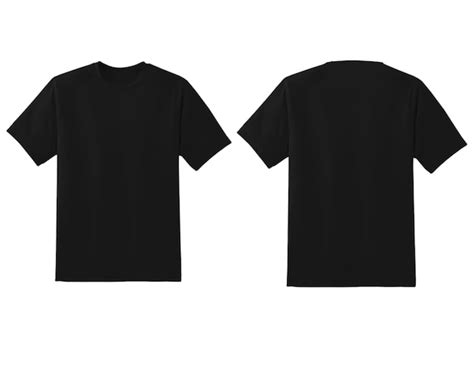 premium photo black tshirt mockup mockup kaos warna hitam