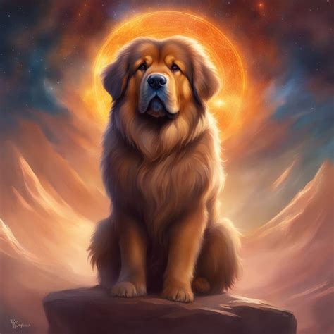 tibetan mastiff dog  zenart  deviantart