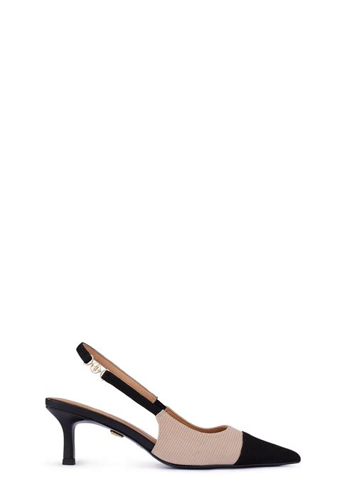 Regency Kitten Heel (Nude Black) – Holland Cooper