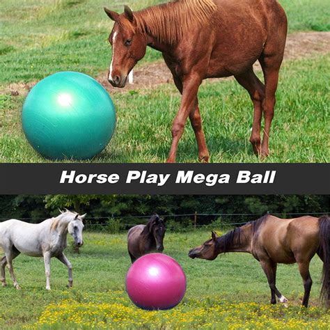 Harrison Howard Mega Horse Play Ball 25 Turquoise - Anti-Burst Giant