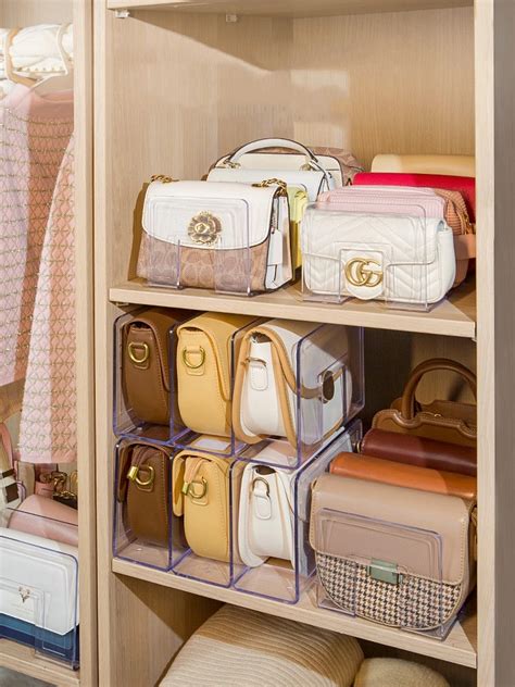 Bag Storage Organizer Cabinet | Display Bag Handbag Storage | Bag Case ...