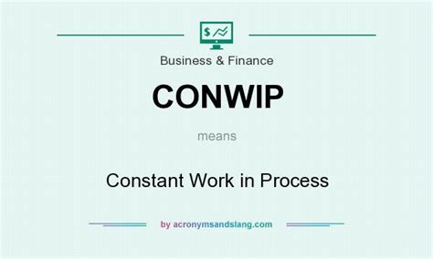 conwip constant work  process  business finance