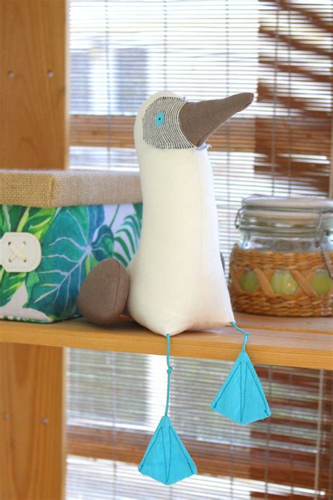 Booby Darwin/ Blue-footed Booby/ Stuffed Animal/ Oceanic Bird/ | Etsy