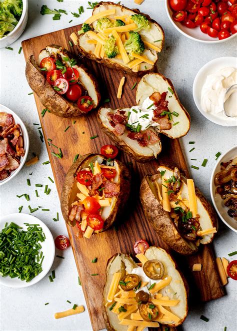 loaded baked potato bar