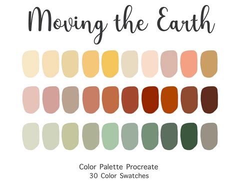 color palette earth tone 2